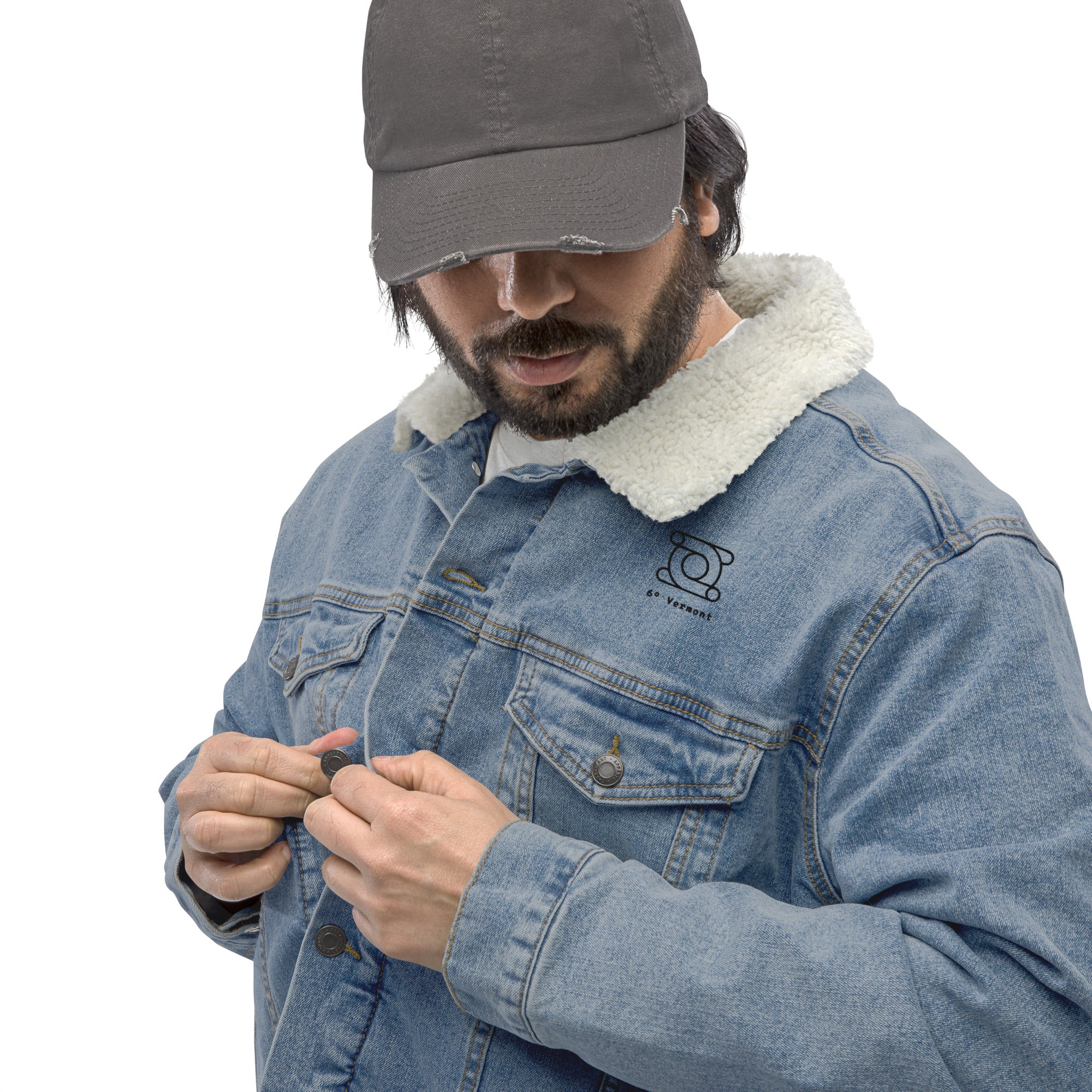 6º Vermont Denim Sherpa Jacket