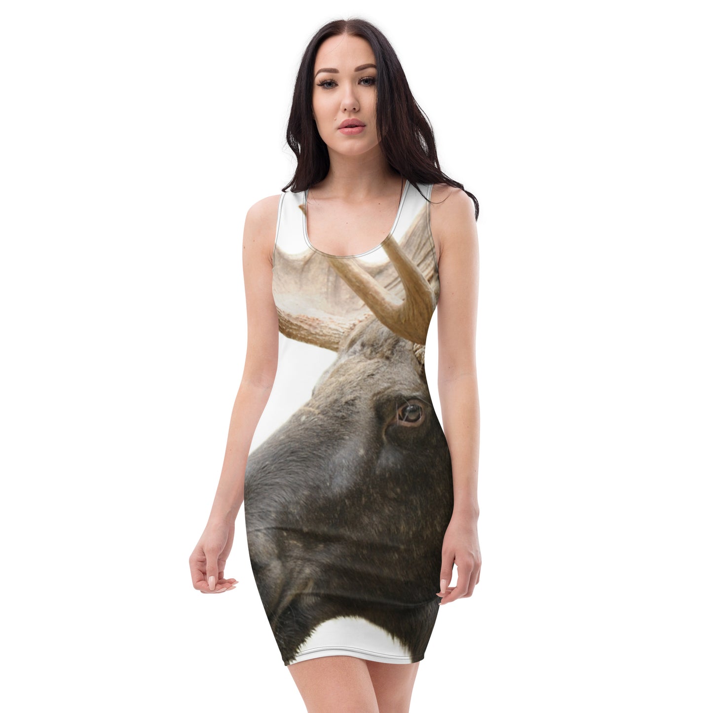 6° Vermont Moose Sublimation Cut & Sew Dress