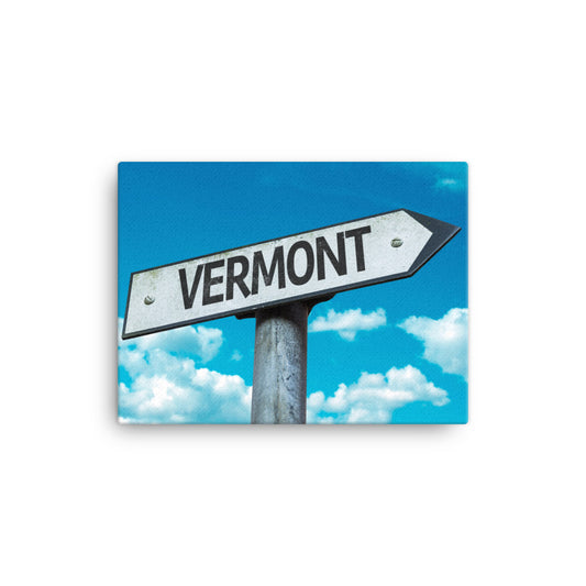 Vermont sign heading home