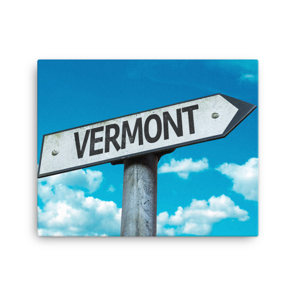 Vermont sign heading home