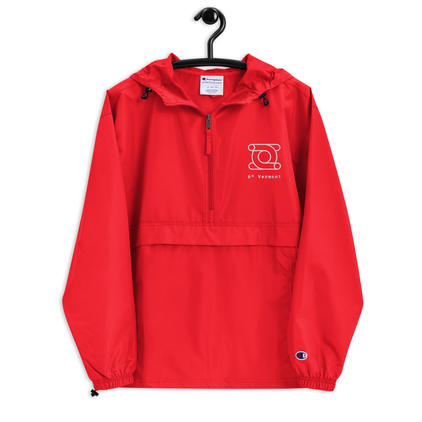 6° Vermont Embroidered Champion Packable Jacket