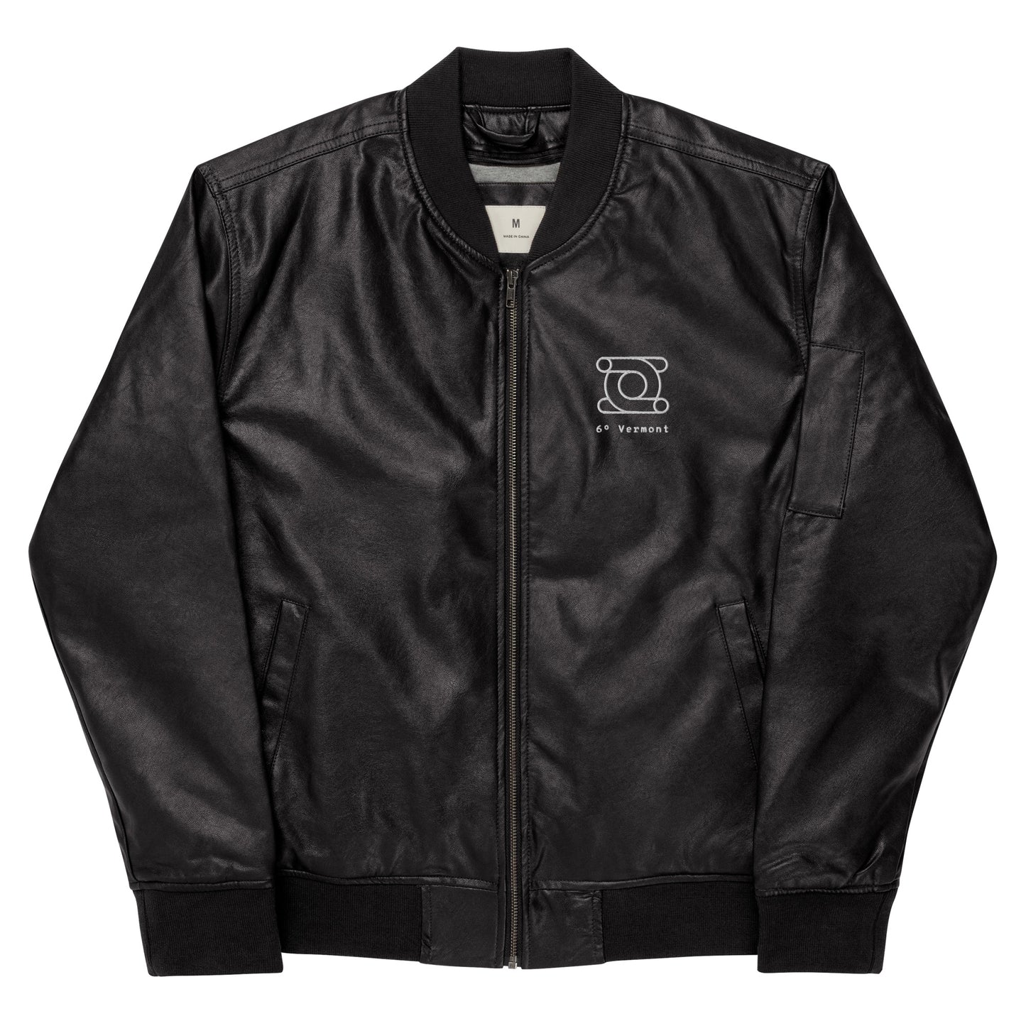 6º Leather Bomber Jacket