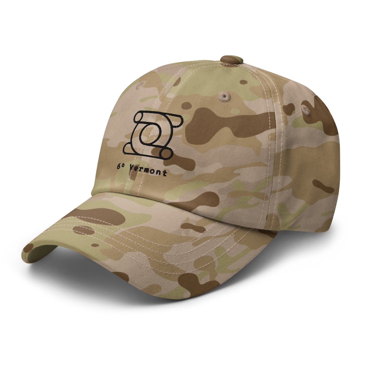 6° Vermont Camouflage MultiCam Ball Cap