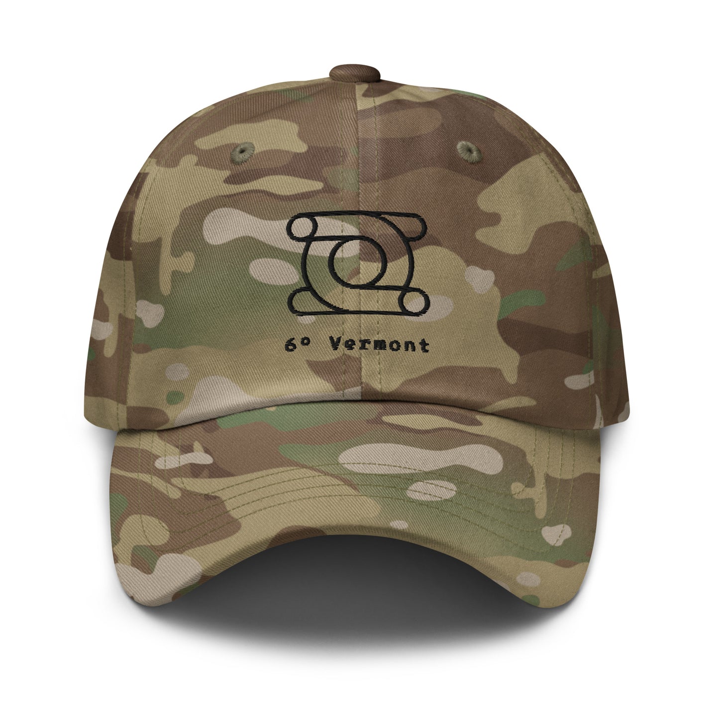 6° Vermont Camouflage MultiCam Ball Cap