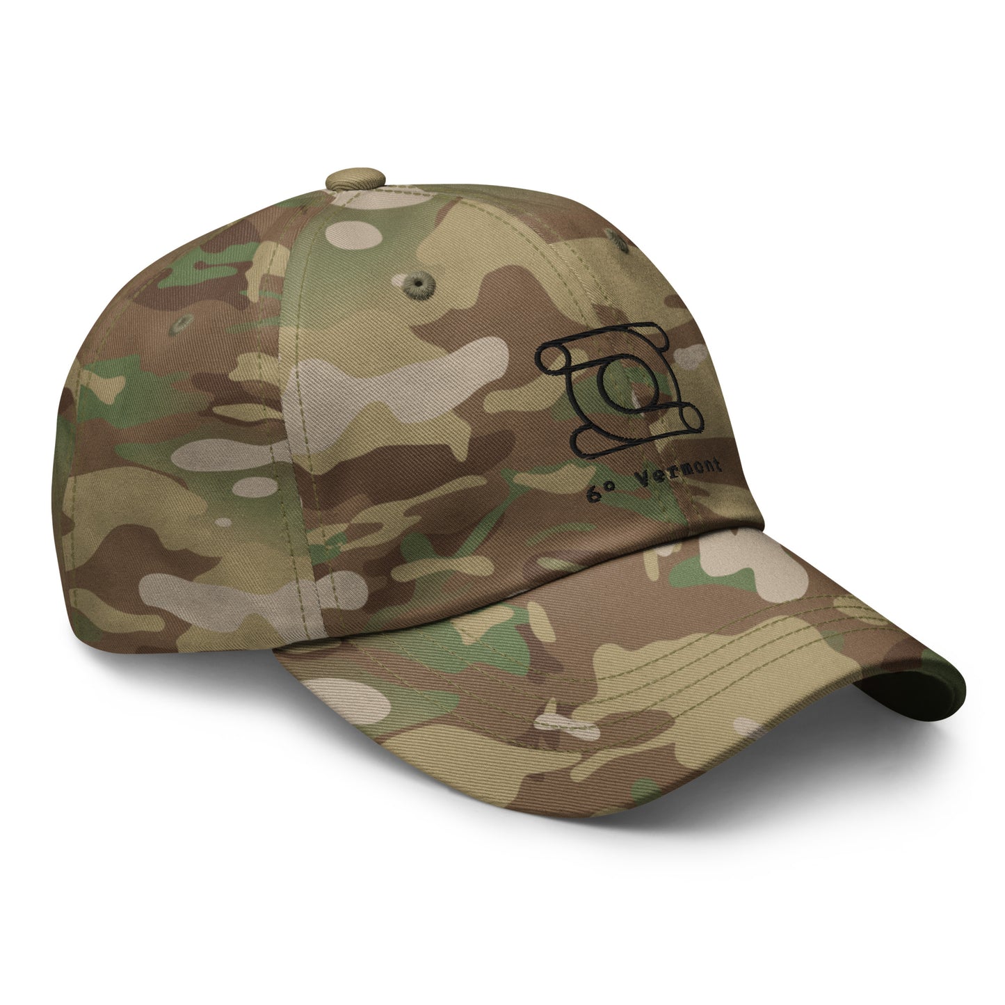 6° Vermont Camouflage MultiCam Ball Cap