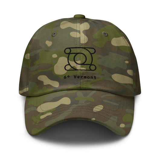 6° Vermont Camouflage MultiCam Ball Cap