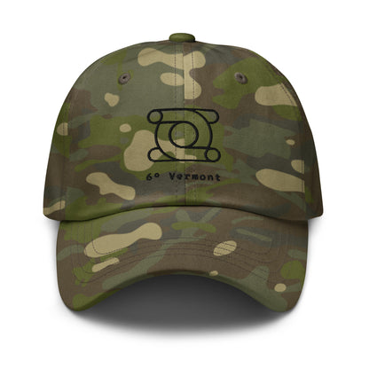 6° Vermont Camouflage MultiCam Ball Cap