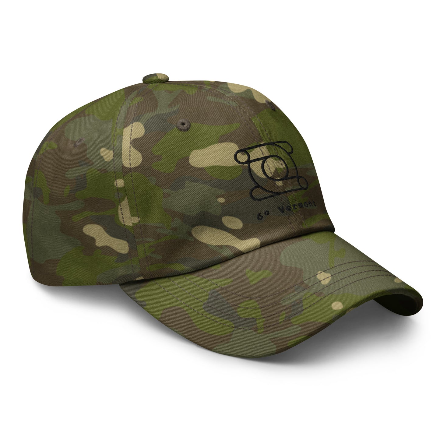 6° Vermont Camouflage MultiCam Ball Cap